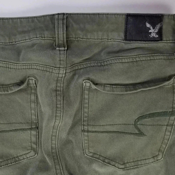 American Eagle Green 360 super Stretch Jegging 0 - Picture 1 of 10